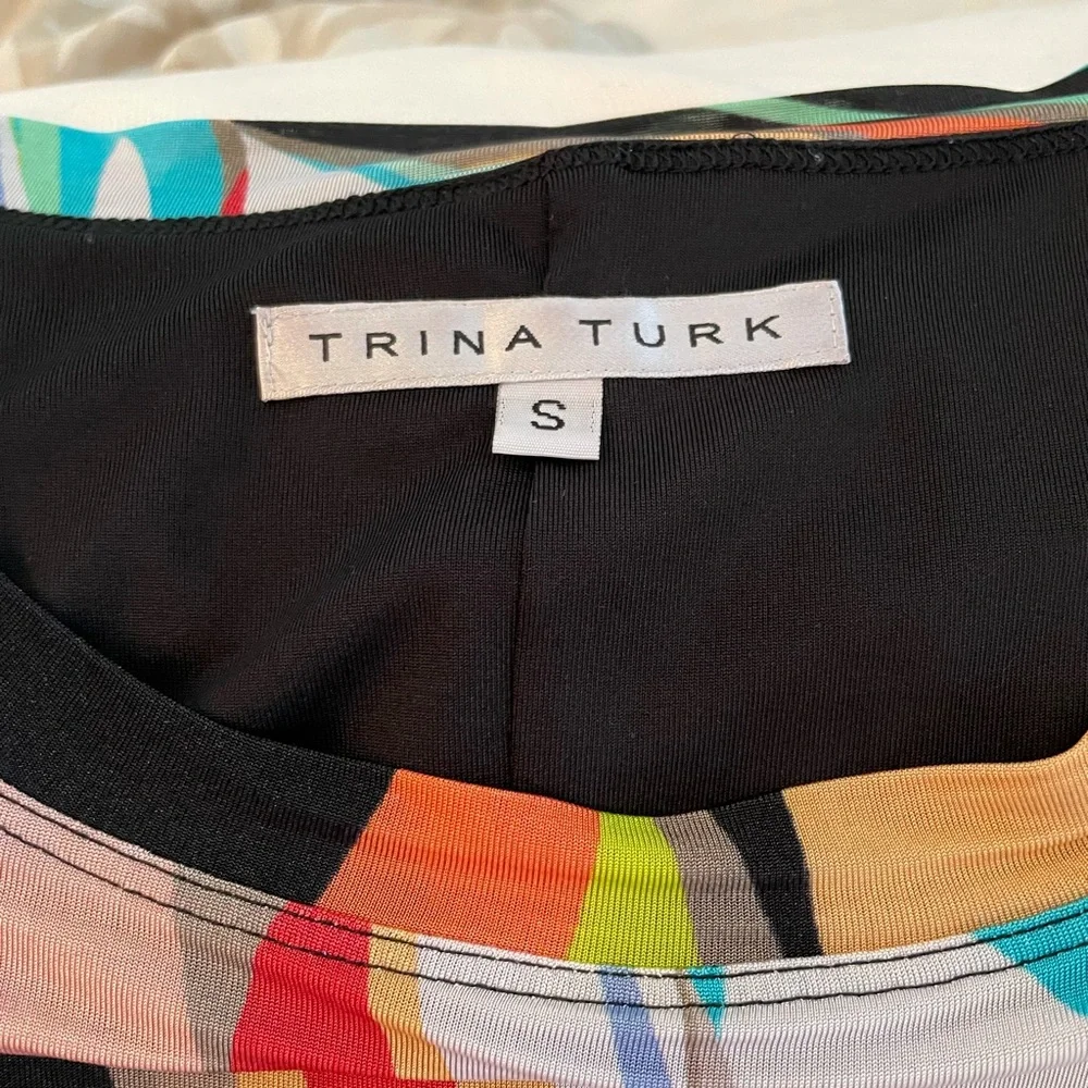 Trina Turk Multicolor Abstract Mini Dress - Picture 3 of 4